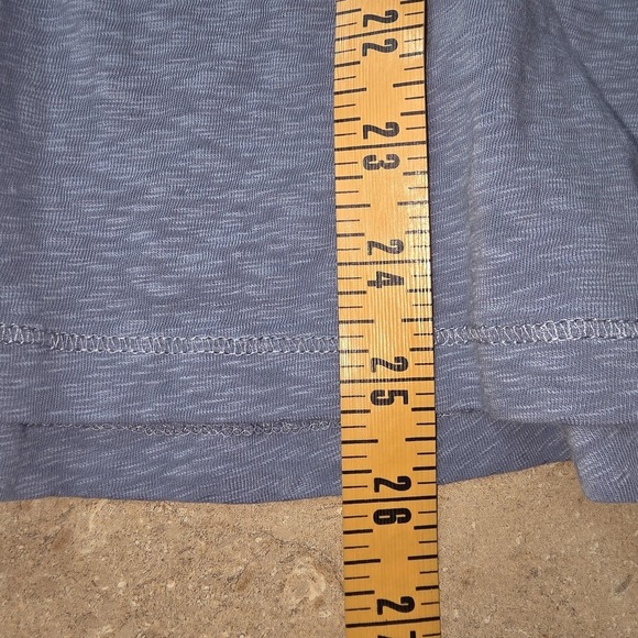 New Free People FP Beach 2 pc Set Women XS Blue Tee Skirt Lounge Poolside Boho - Picture 12 of 15